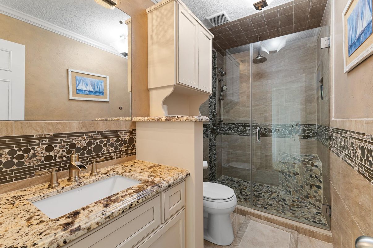 Bathroom, Glass Shower, Interior
