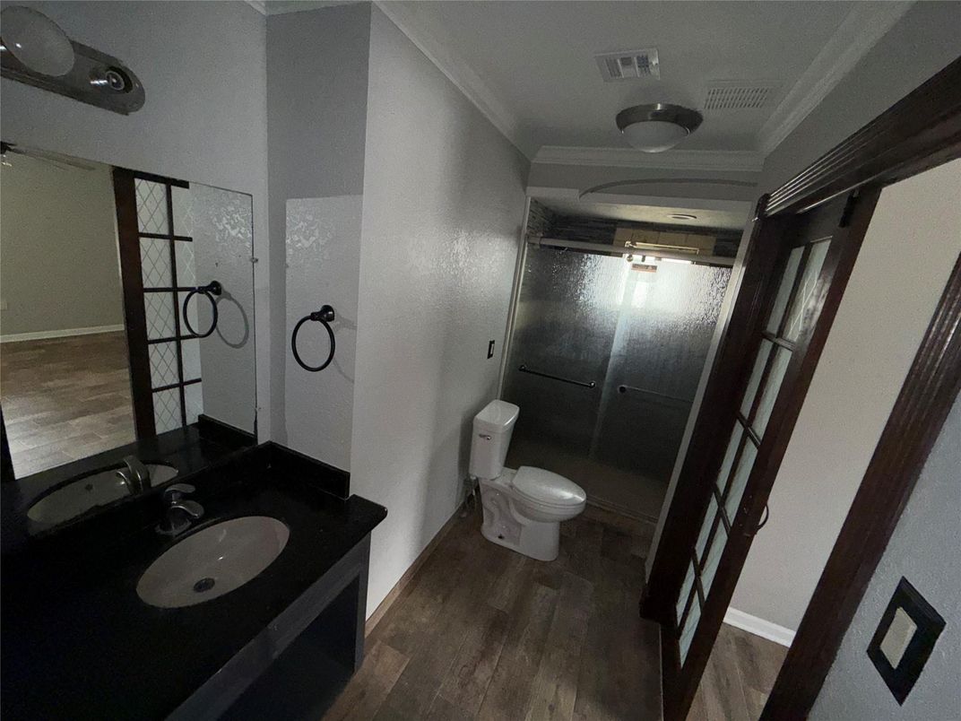 Bathroom, Interior, Wood Texture Flooring