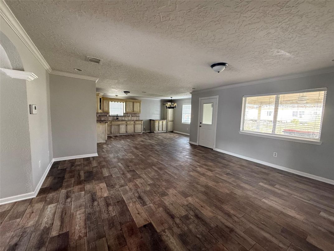 Empty room, Interior, Wood Texture Flooring