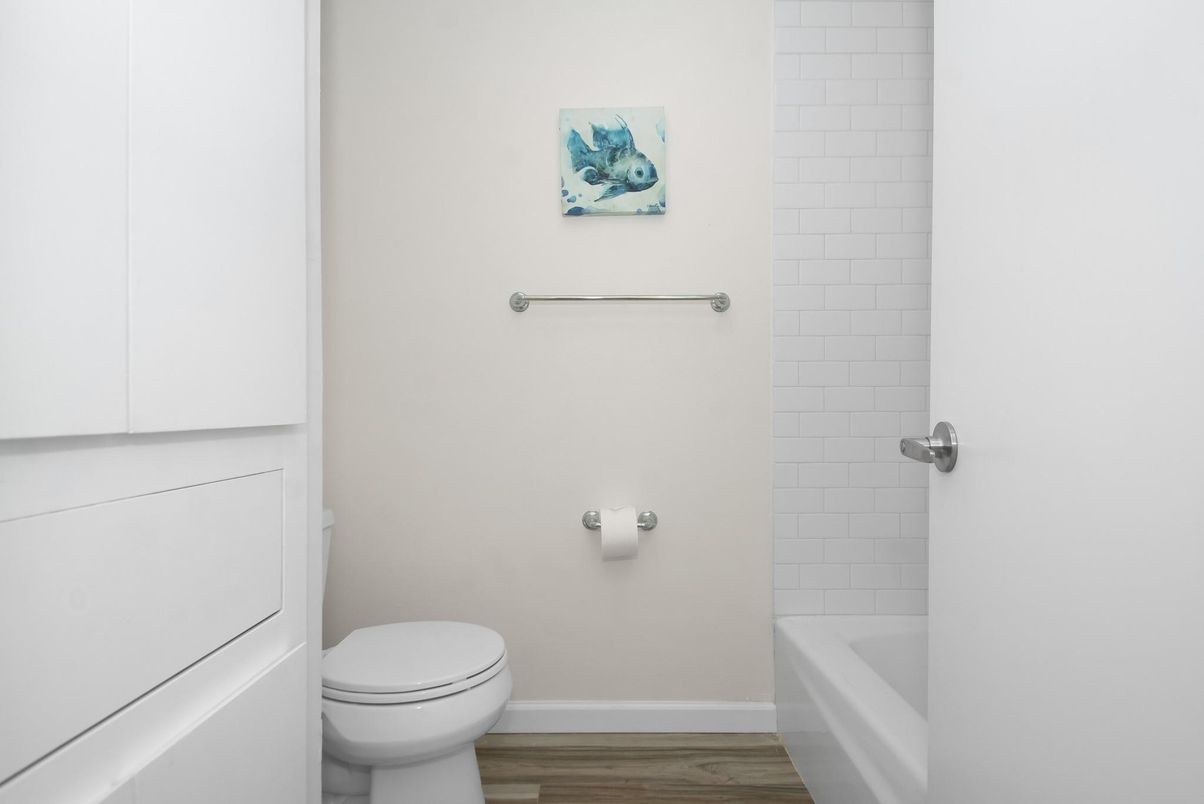 Bathroom, Interior, Wood Texture Flooring