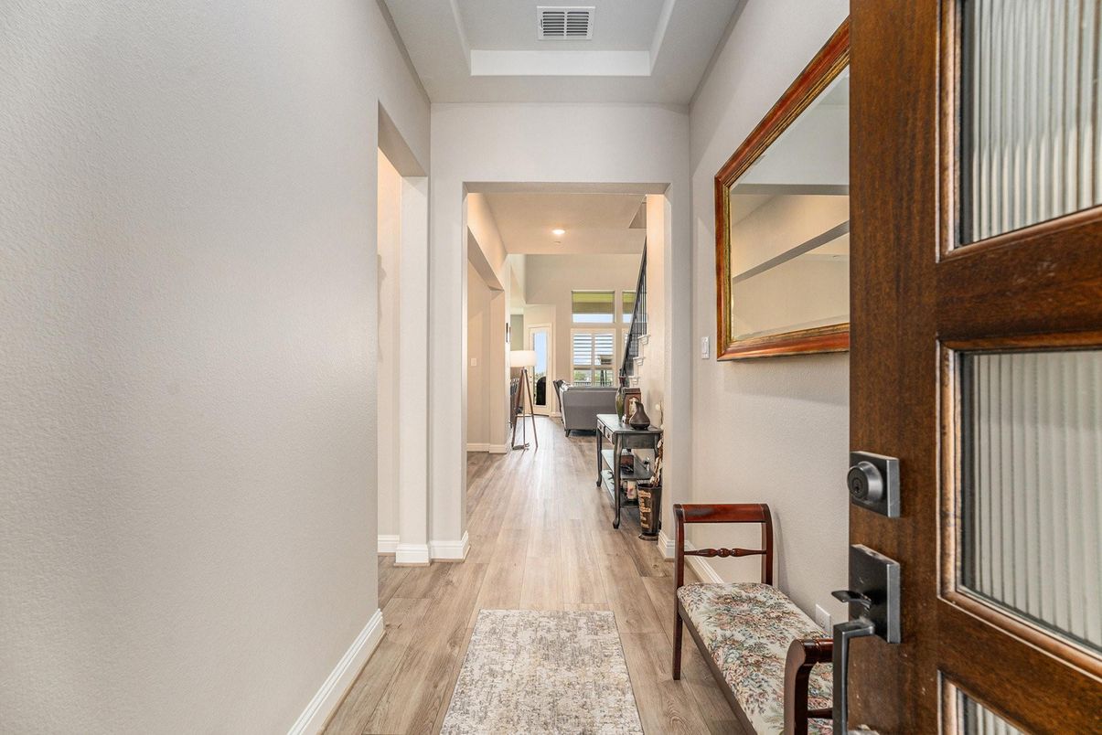 Interior, Recessed Lighting, Wood Texture Flooring