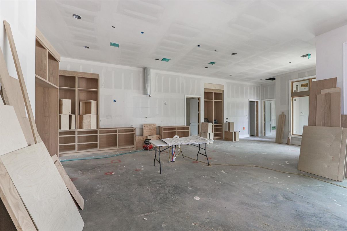 Empty room, Interior, Recessed Lighting