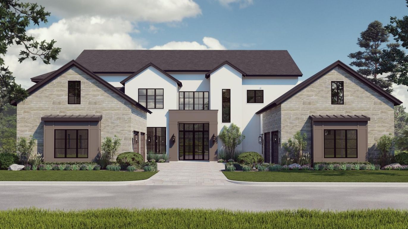 Attached, Exterior, Facade, Spanish Mediterranean