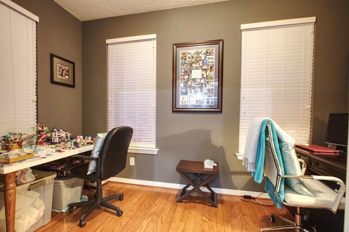 Home Office, Interior, Wood Texture Flooring