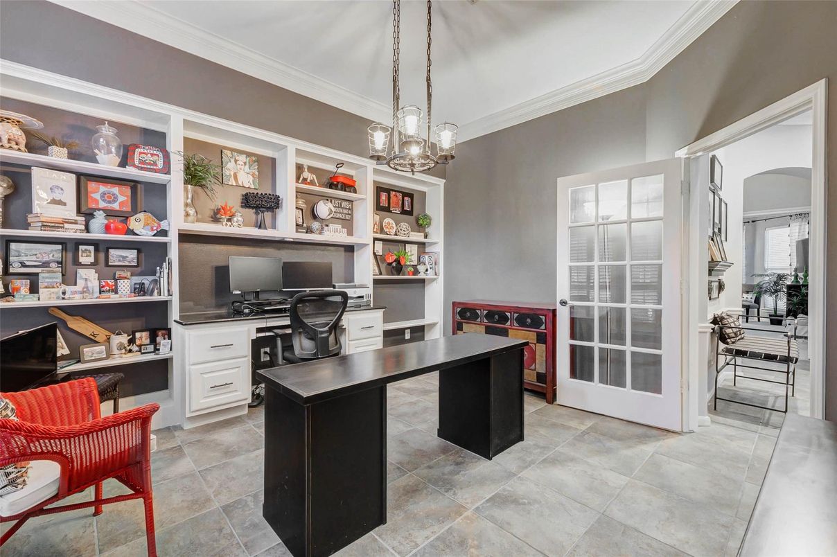 Home Office, Interior, Pendant Lights