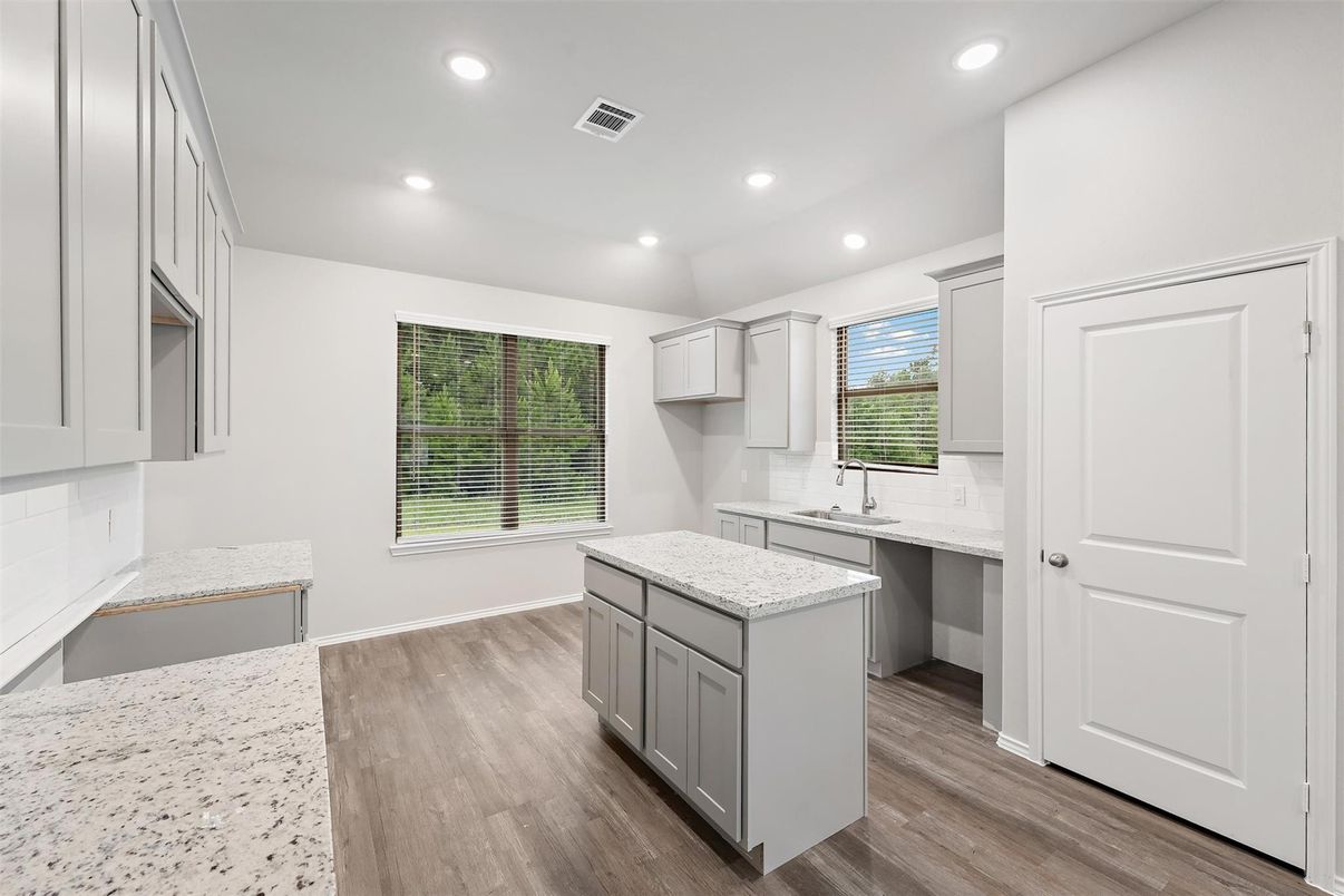 Interior, Recessed Lighting, Wood Texture Flooring