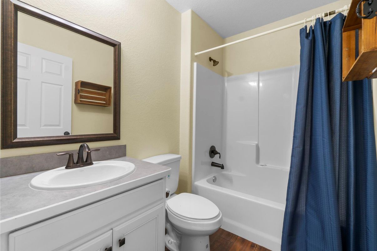 Bathroom, Interior, Wood Texture Flooring