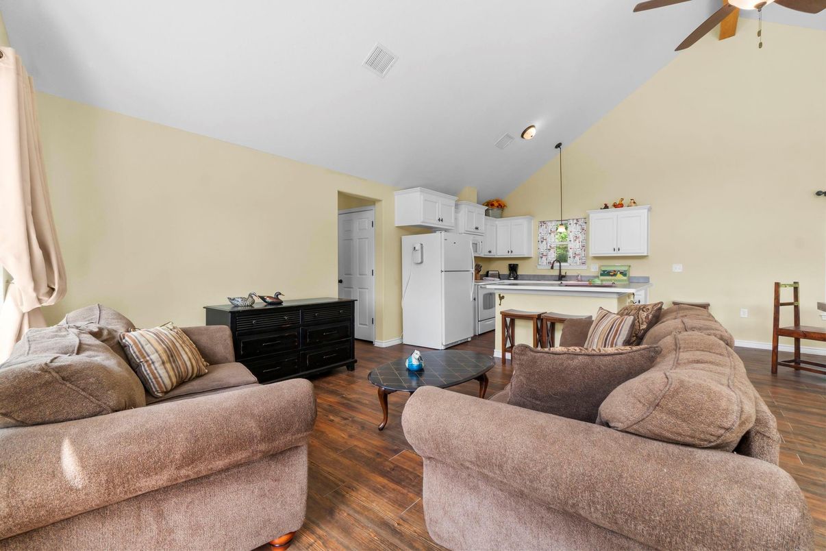 Interior, Kitchen, Living room, Wood Texture Flooring
