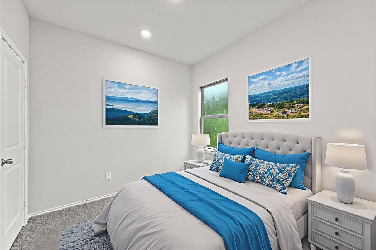 Bedroom, Interior, Recessed Lighting