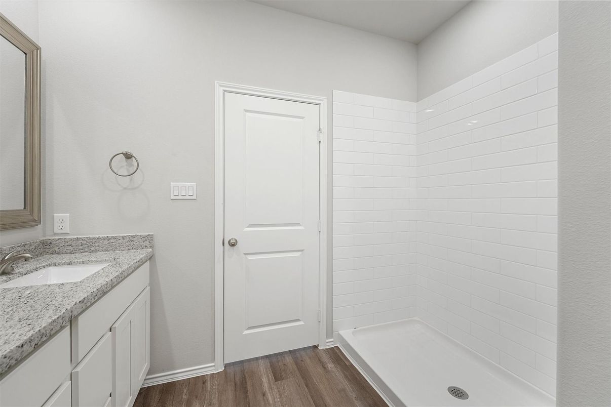 Bathroom, Interior, Wood Texture Flooring