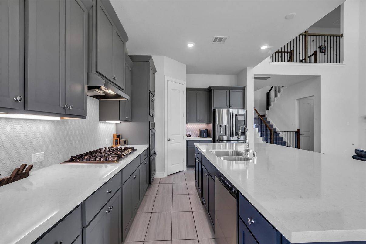 Interior, Kitchen, Recessed Lighting, Stainless Steel Appliances