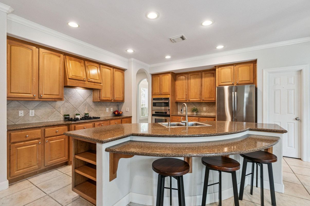 Interior, Kitchen, Recessed Lighting, Stainless Steel Appliances