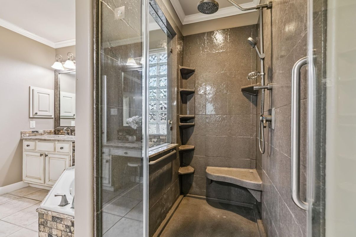 Bathroom, Glass Shower, Interior