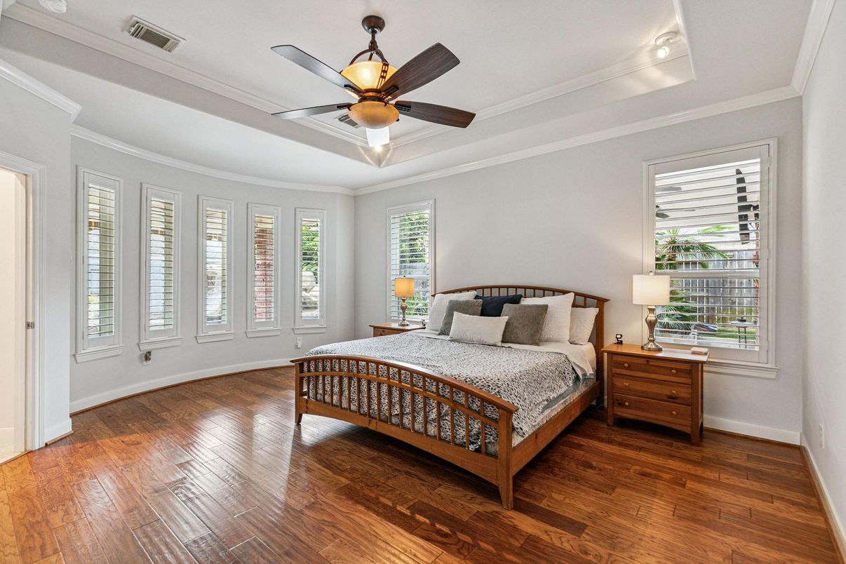Bedroom, Interior, Wood Texture Flooring