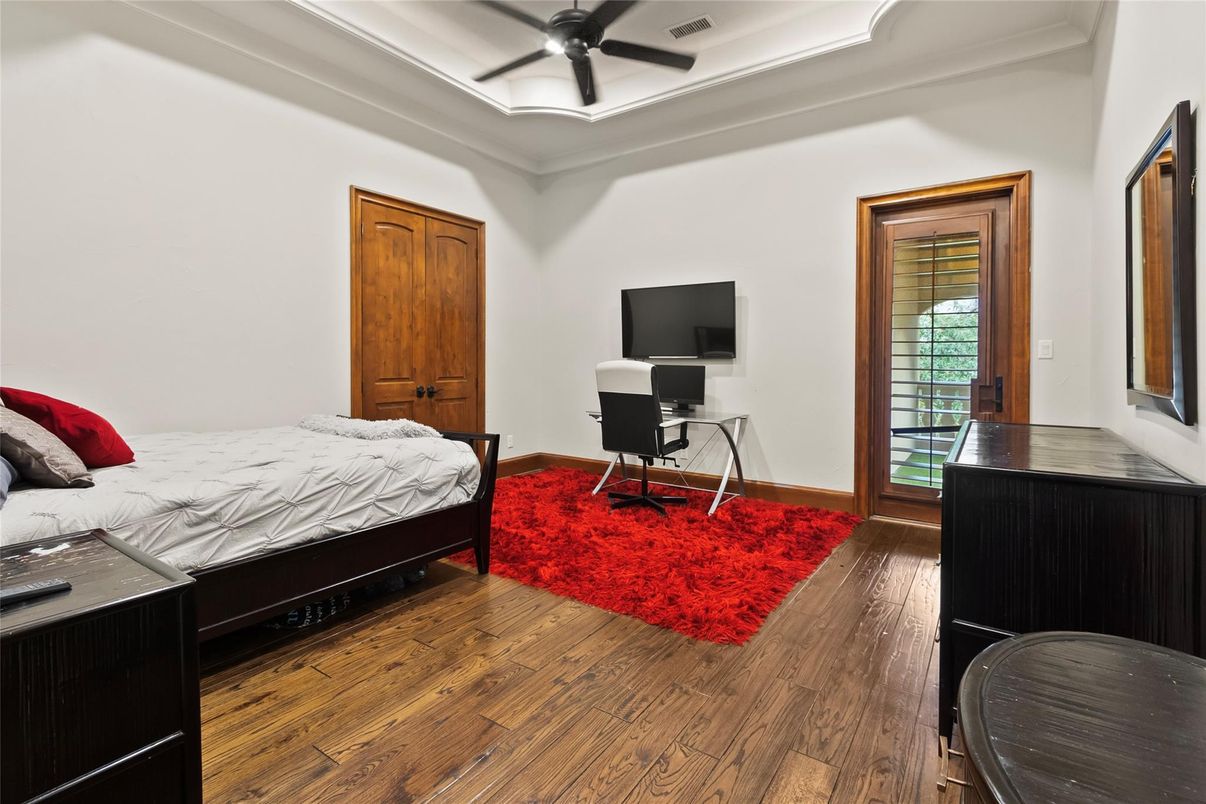 Bedroom, Interior, Wood Texture Flooring