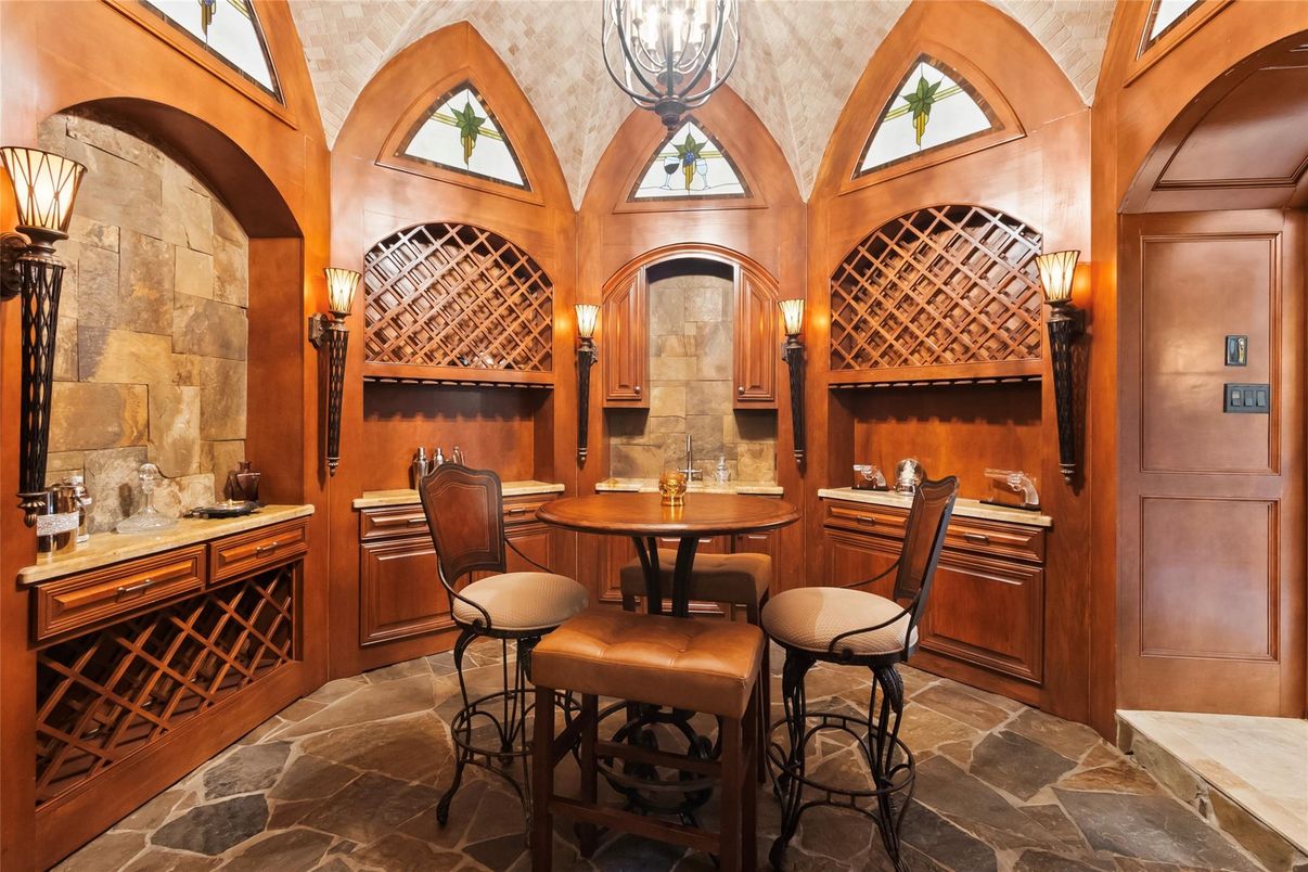 Dining room, Interior, Stone Walls