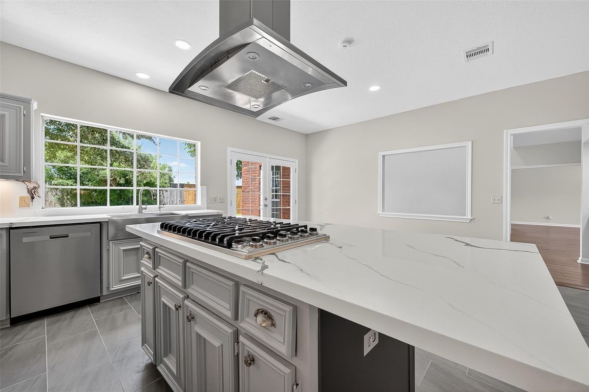 Interior, Kitchen, Recessed Lighting, Stainless Steel Appliances