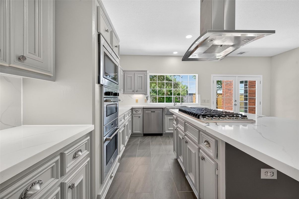 Interior, Kitchen, Recessed Lighting, Stainless Steel Appliances