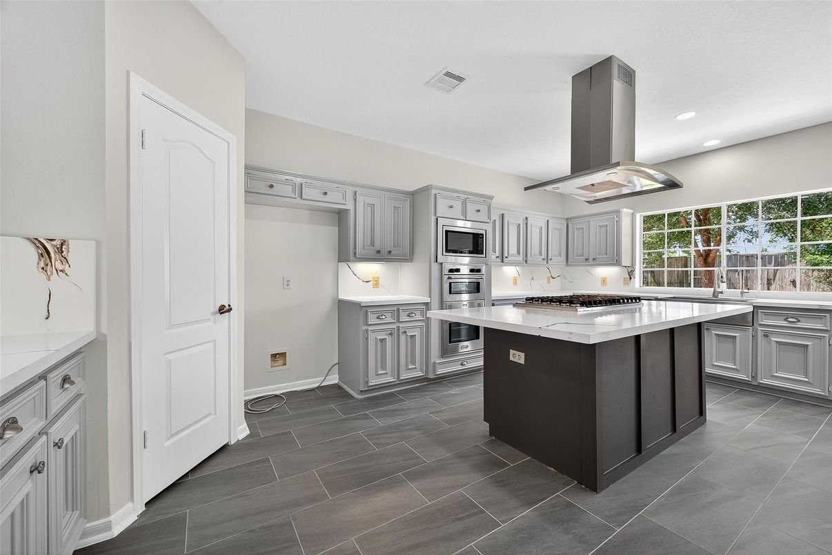 Interior, Kitchen, Recessed Lighting, Stainless Steel Appliances