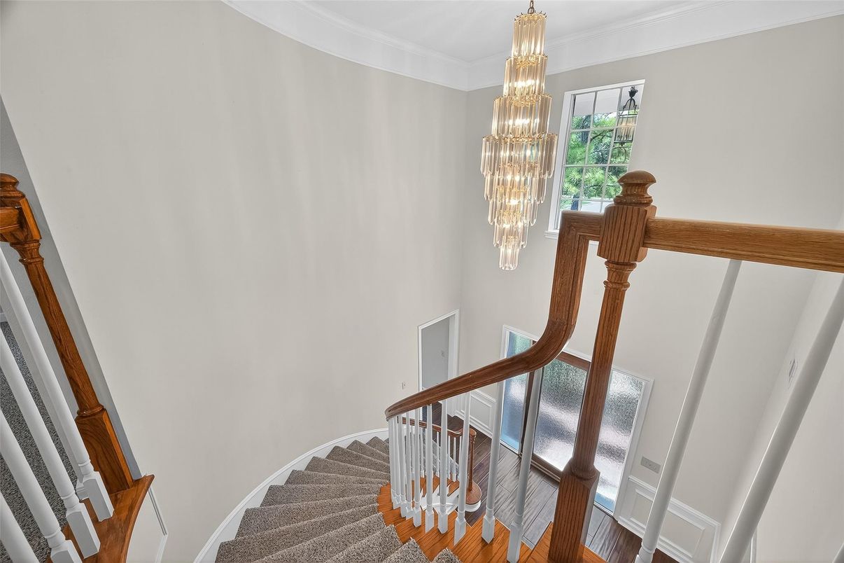 Chandelier, Interior, Wood Texture Flooring