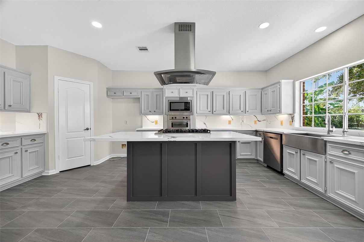 Interior, Kitchen, Recessed Lighting, Stainless Steel Appliances