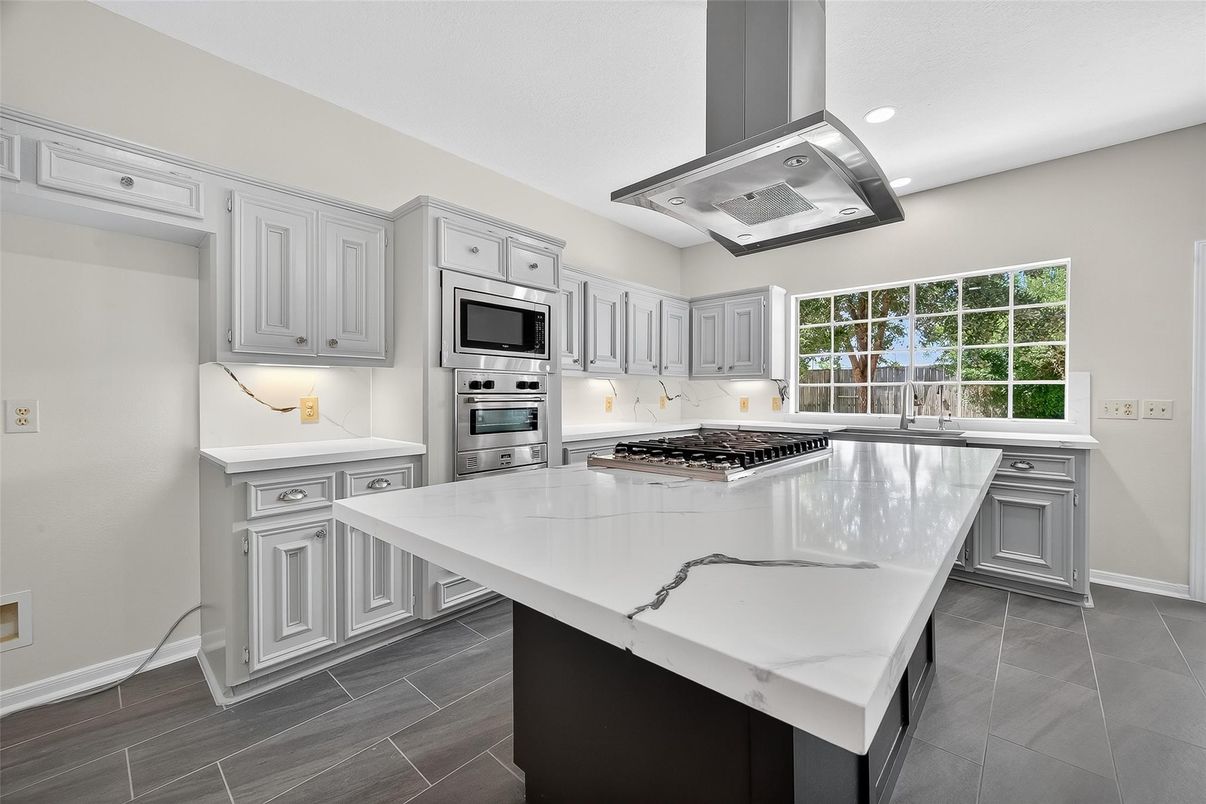 Interior, Kitchen, Recessed Lighting, Stainless Steel Appliances