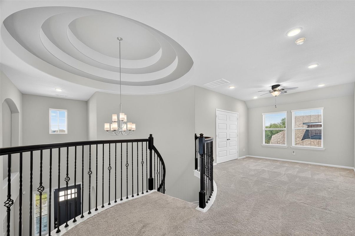 Chandelier, Interior, Recessed Lighting