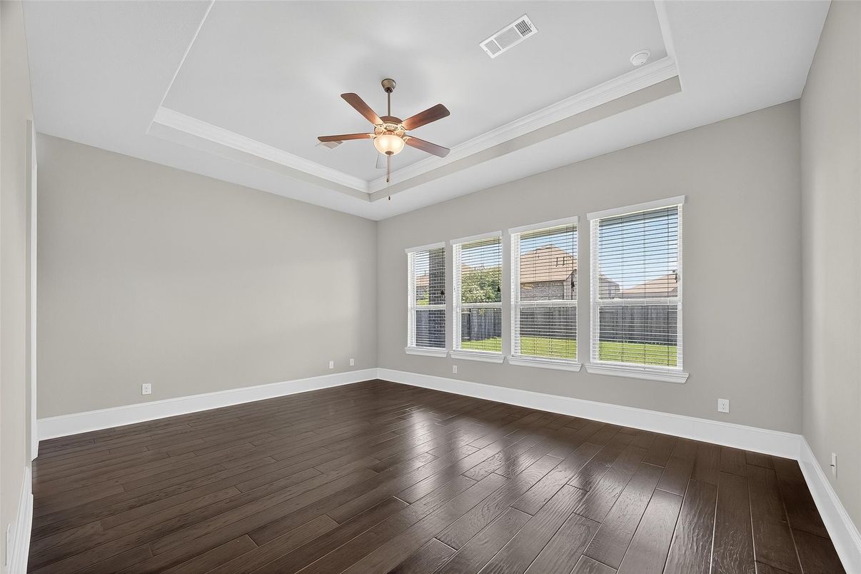 Empty room, Interior, Wood Texture Flooring
