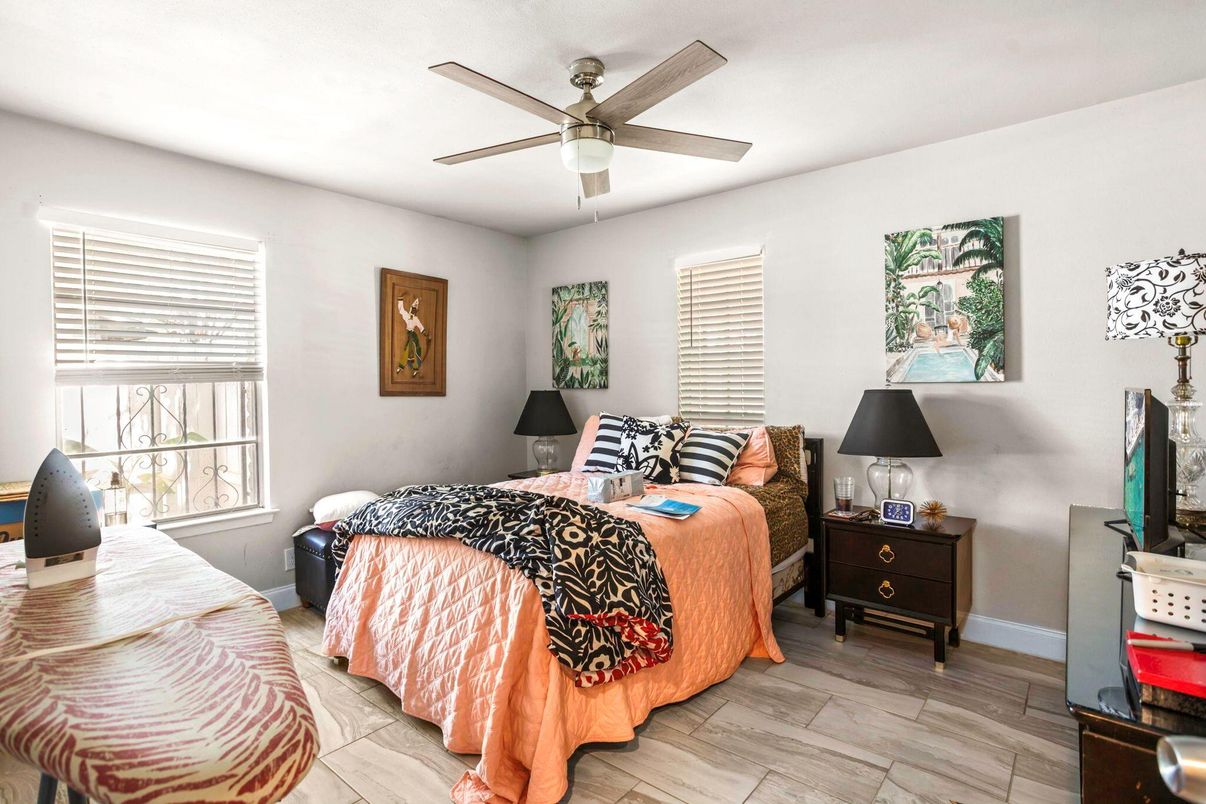 Bedroom, Interior, Wood Texture Flooring