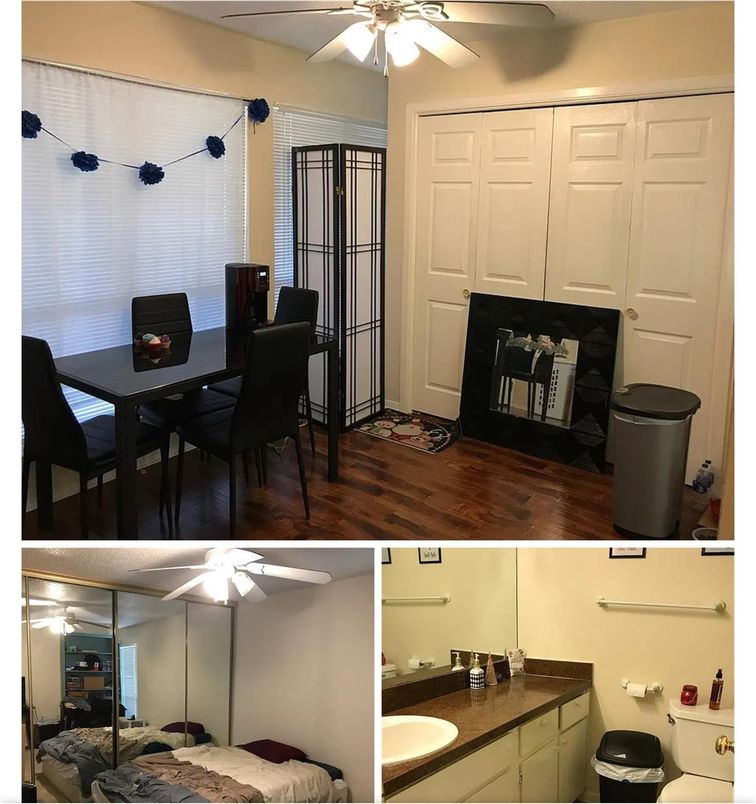 Dining room, Fireplace, Interior, Wood Texture Flooring