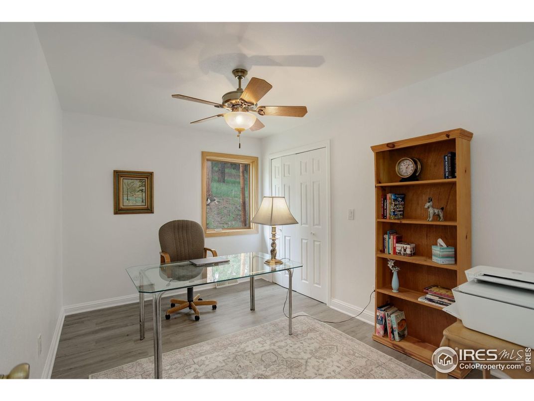 Home Office, Interior, Wood Texture Flooring