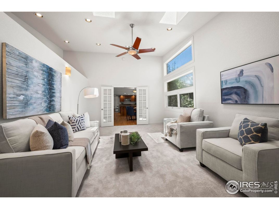 Interior, Living room, Recessed Lighting