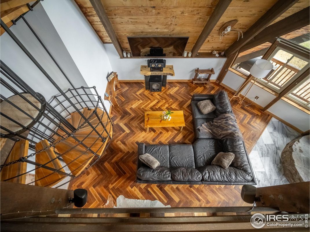 Interior, Living room, Wooden Ceilings, Wood Texture Flooring