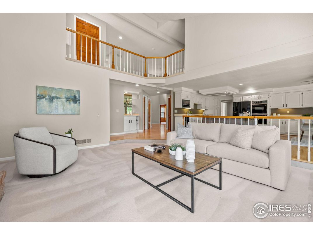 Interior, Kitchen, Living room, Recessed Lighting