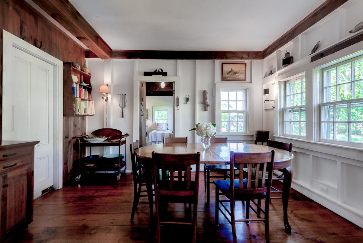 Dining room, Interior, Wood Texture Flooring