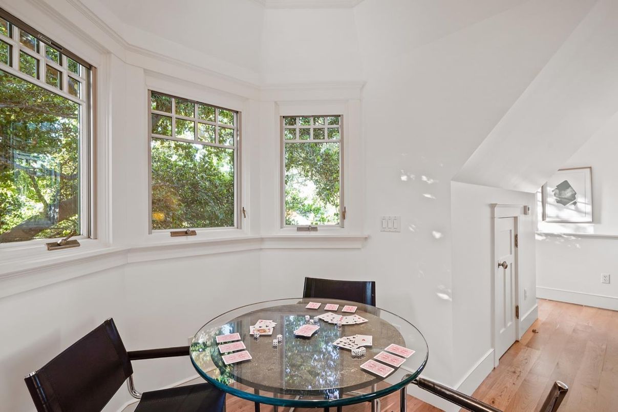 Dining room, Interior, Wood Texture Flooring