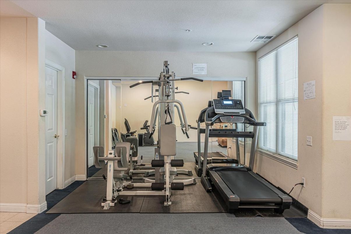 Fitness Equipment, Interior, Recessed Lighting