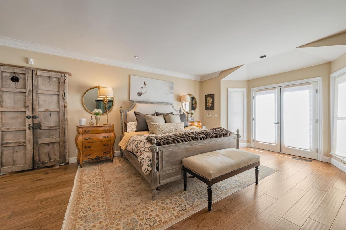 Bedroom, Interior, Wood Texture Flooring
