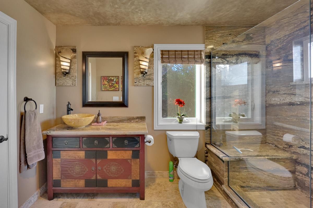 Bathroom, Dual Sink Vanities, Glass Shower, Interior