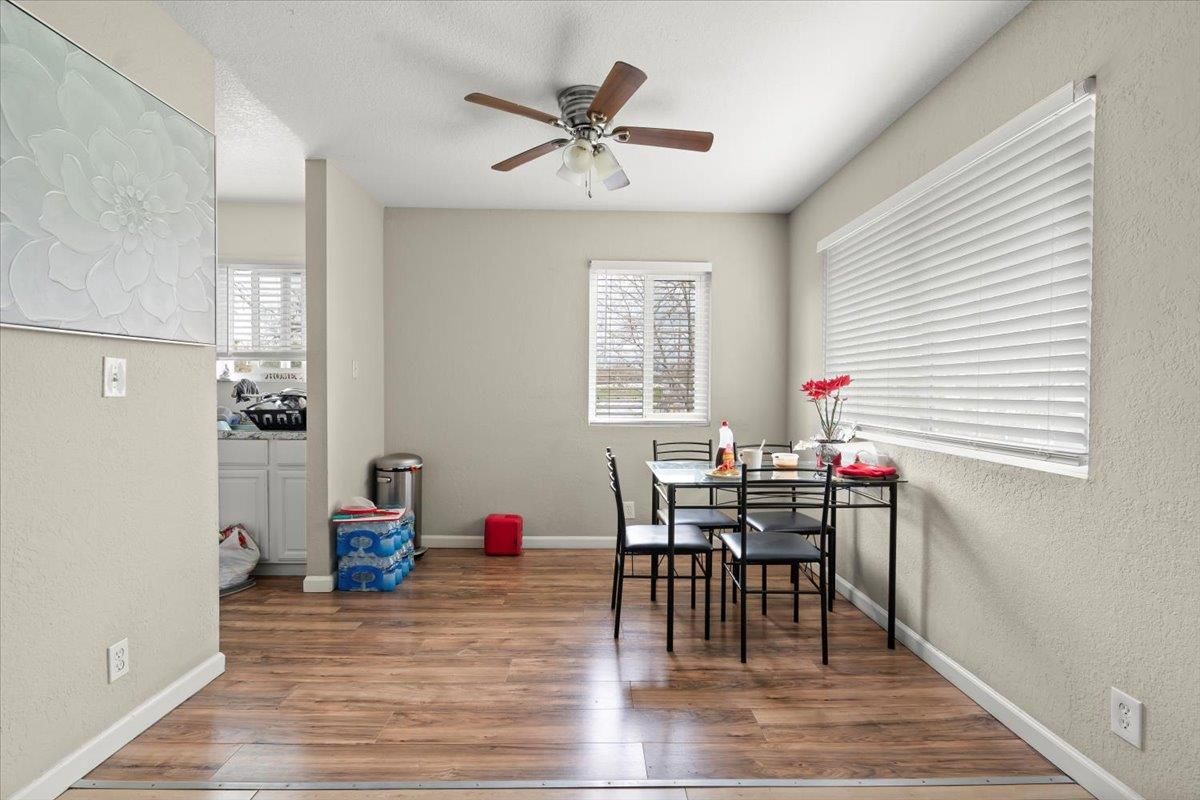 Dining room, Interior, Wood Texture Flooring