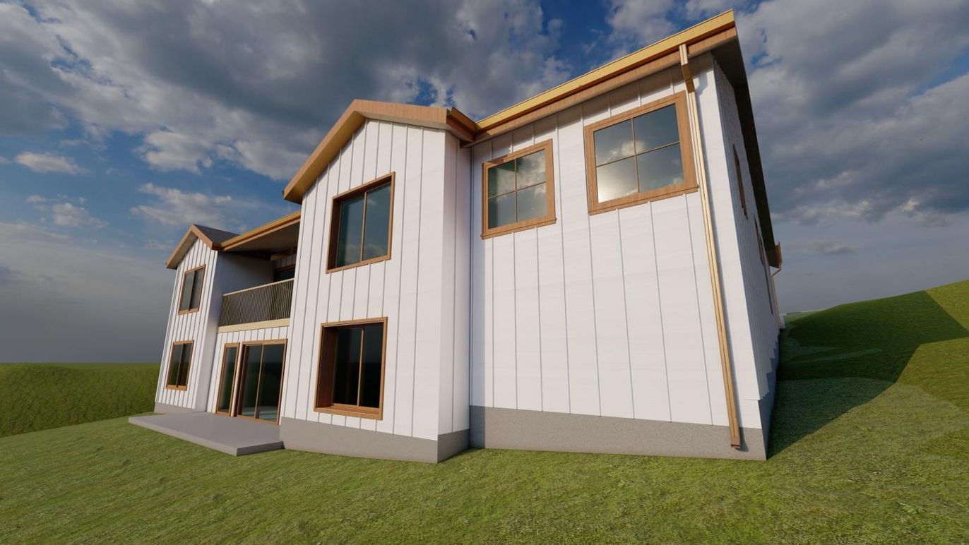 Backyard, Exterior, Facade, Farmhouse