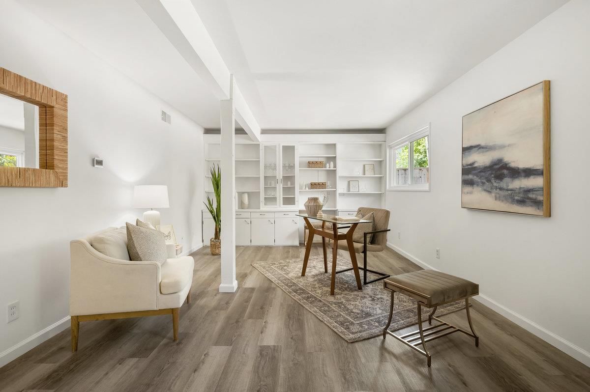 Home Office, Interior, Wood Texture Flooring