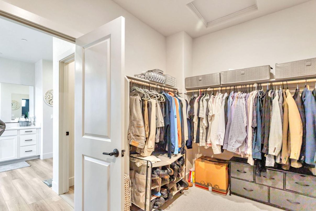 Interior, Walk-in Closets, Wood Texture Flooring
