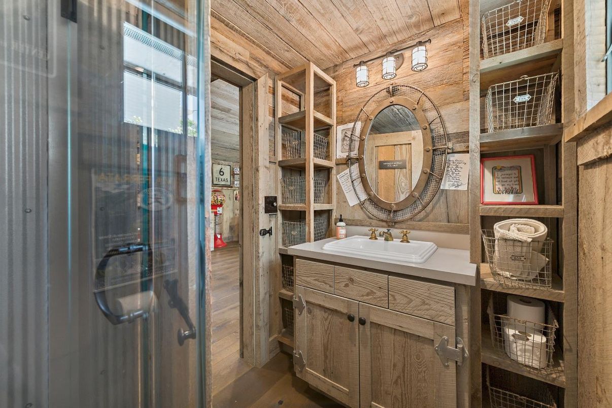 Bathroom, Interior, Wooden Ceilings, Wooden Walls