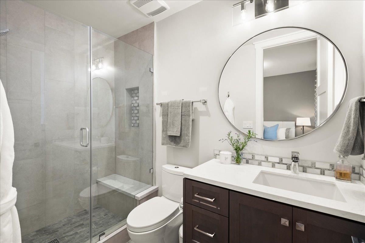Bathroom, Glass Shower, Interior