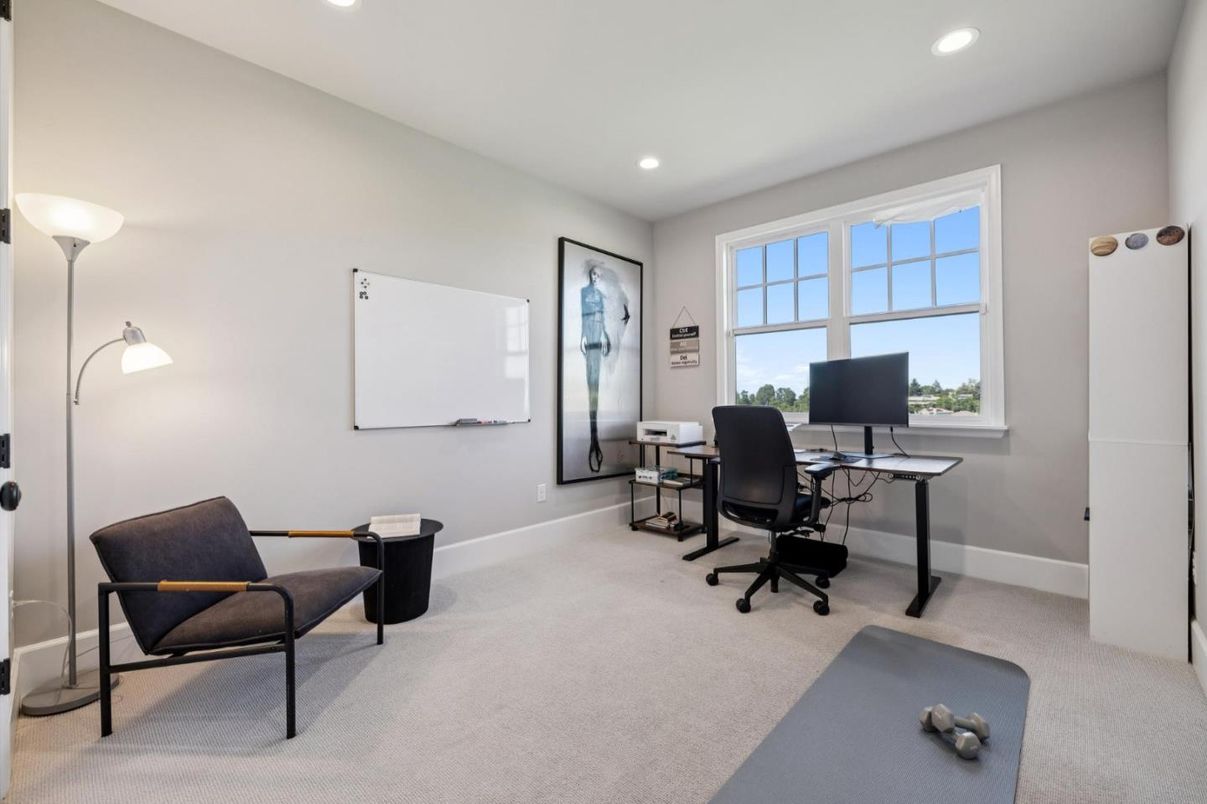 Home Office, Interior, Recessed Lighting