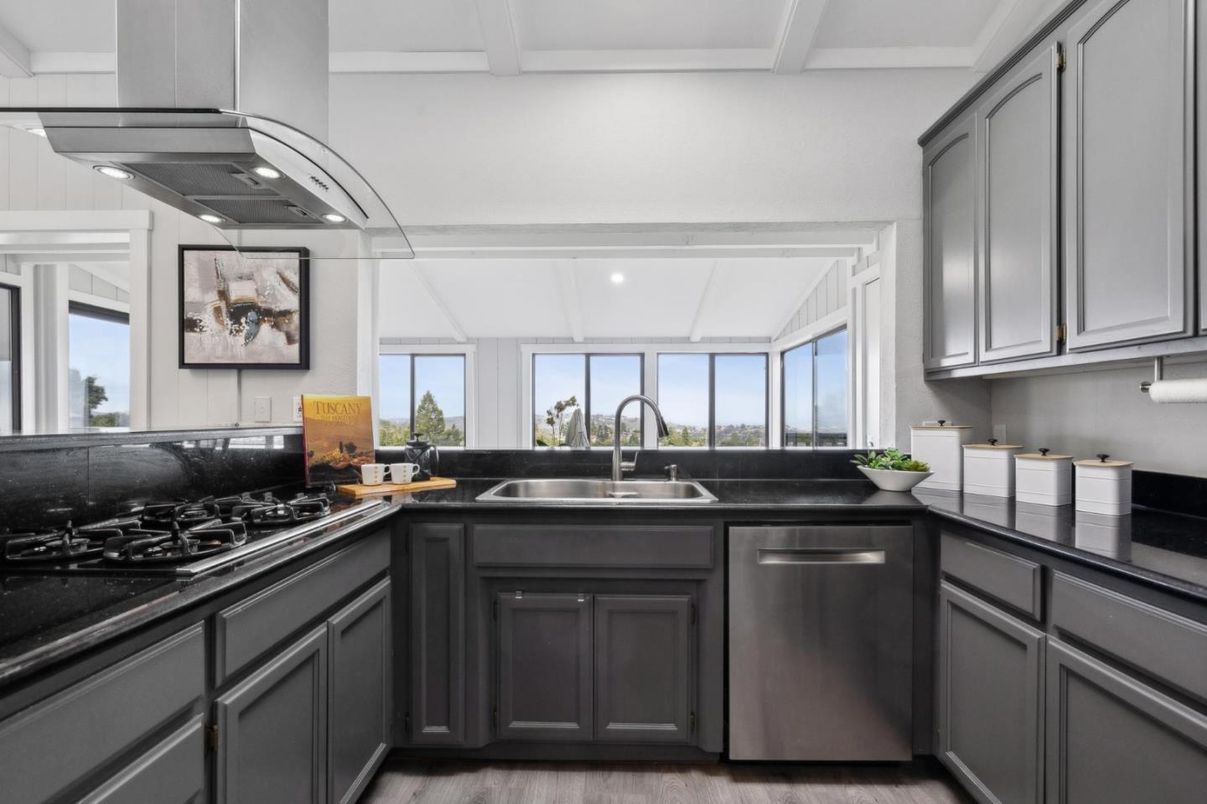 Interior, Kitchen, Wood Texture Flooring
