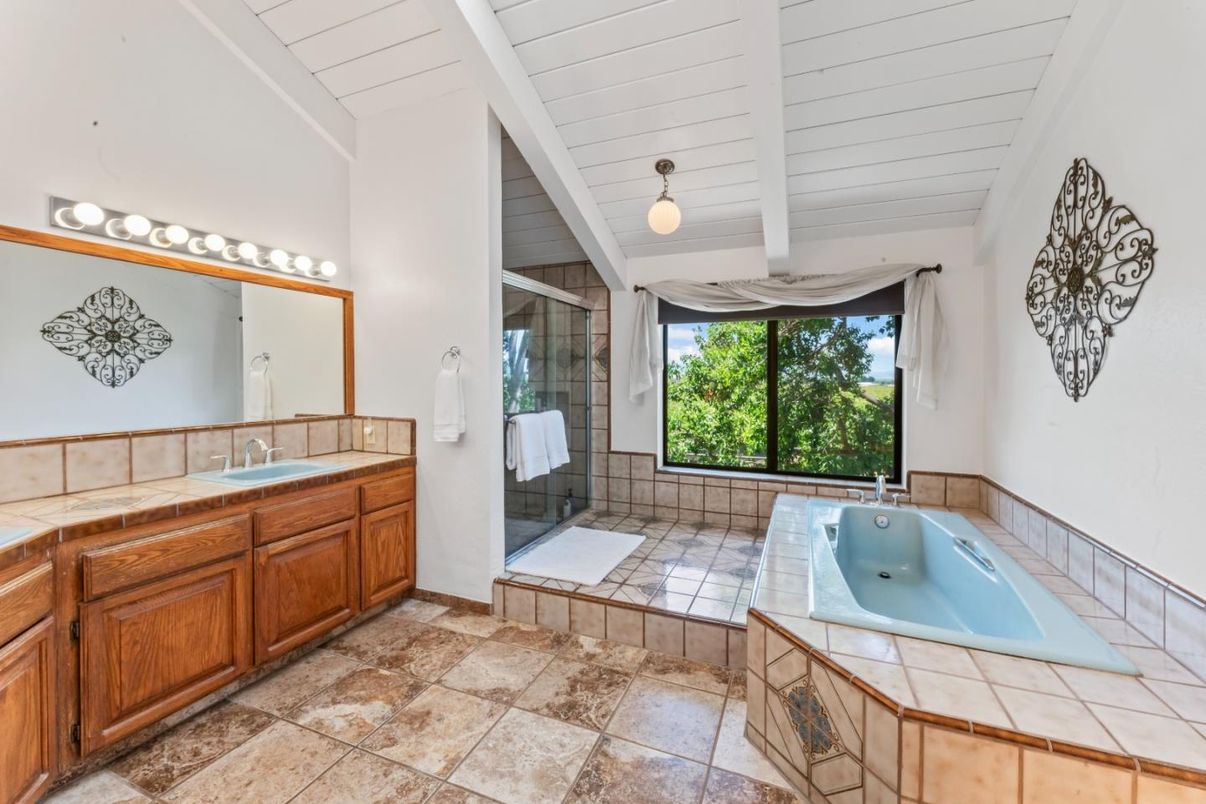 Bathroom, Glass Shower, Interior, Tile Countertops