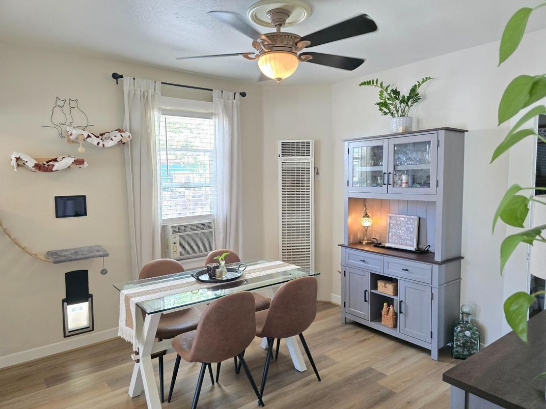 Dining room, Interior, Wood Texture Flooring