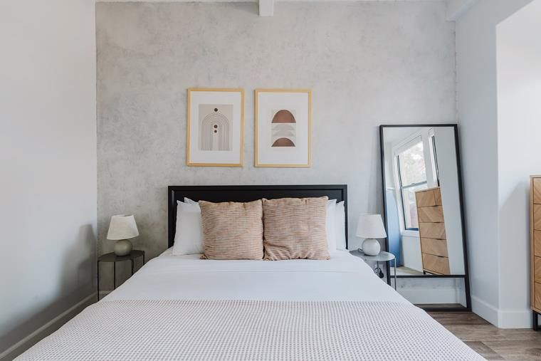Bedroom, Interior, Wood Texture Flooring